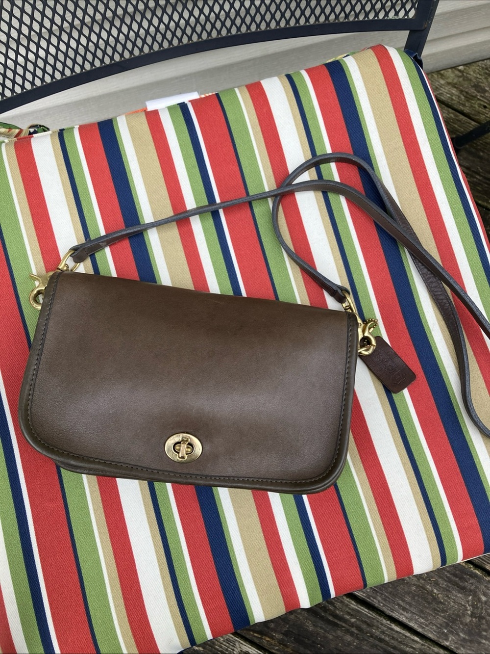 Coach NYC Pocket Purse Flannel Grey - Picture 8 of 11